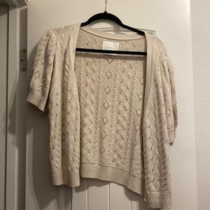 cream cardigan from lucky brand. never worn